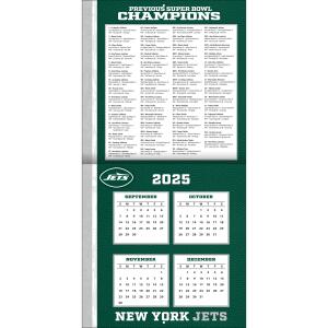 NFL Kalender Wandkalender 2026 30x60cm New York Jets