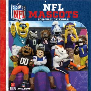 NFL Kalender Wandkalender 2026 30x60cm NFL Mascots