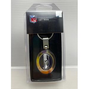 NFL WinCraft Football Premium Domed Key Ring Seattle...