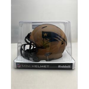 NFL Riddell Football Speed Mini Helm Salute to Service New England Patriots !!B-Ware!!