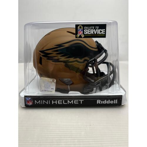 NFL Riddell Football Speed Mini Helm Philadelphia Eagles Salute to Service !!B-Ware!!