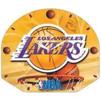 NBA High Definition Plaque Clock Los Angeles Lakers