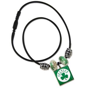NBA LifeTiles necklace with domed sports logo Boston Celtics