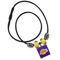 NBA LifeTiles necklace with domed sports logo Los Angeles Lakers