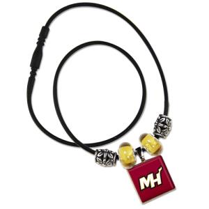 NBA LifeTiles necklace with domed sports logo Miami Heat