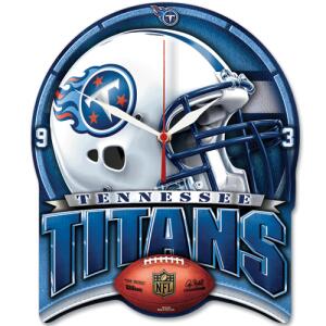 NFL High Definition Plaque Clock Tennessee Titans
