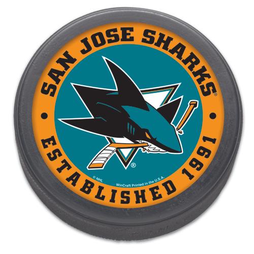 NHL hockey puck domed San Jose Sharks